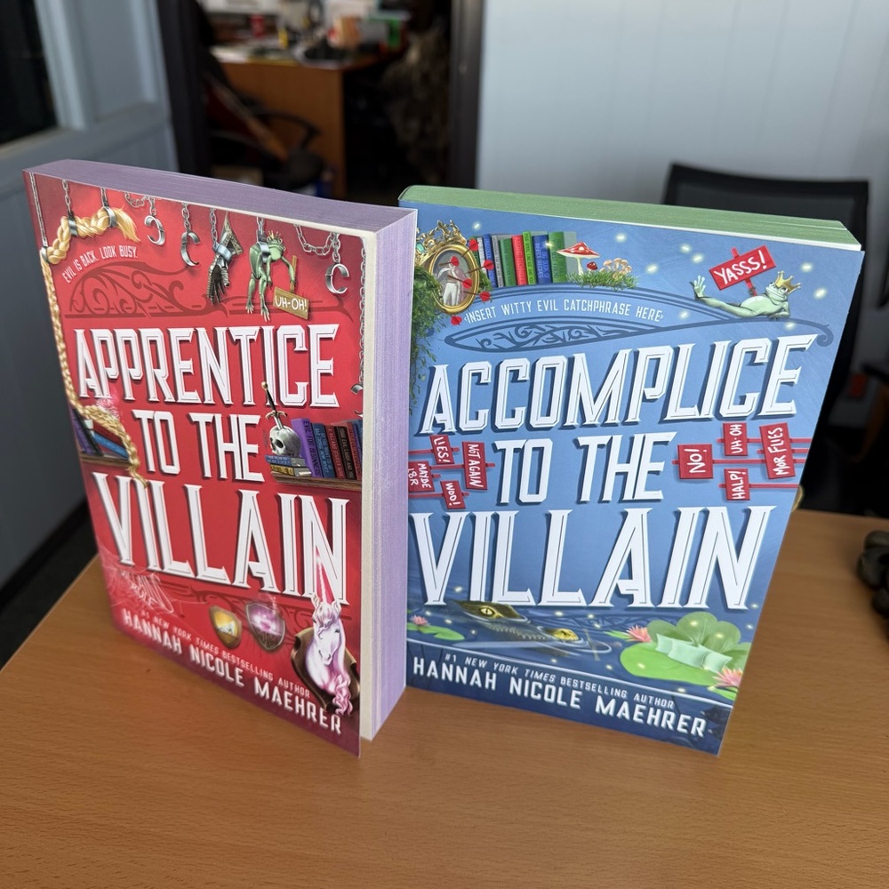 Apprentice and Accomplice to the Villain Books